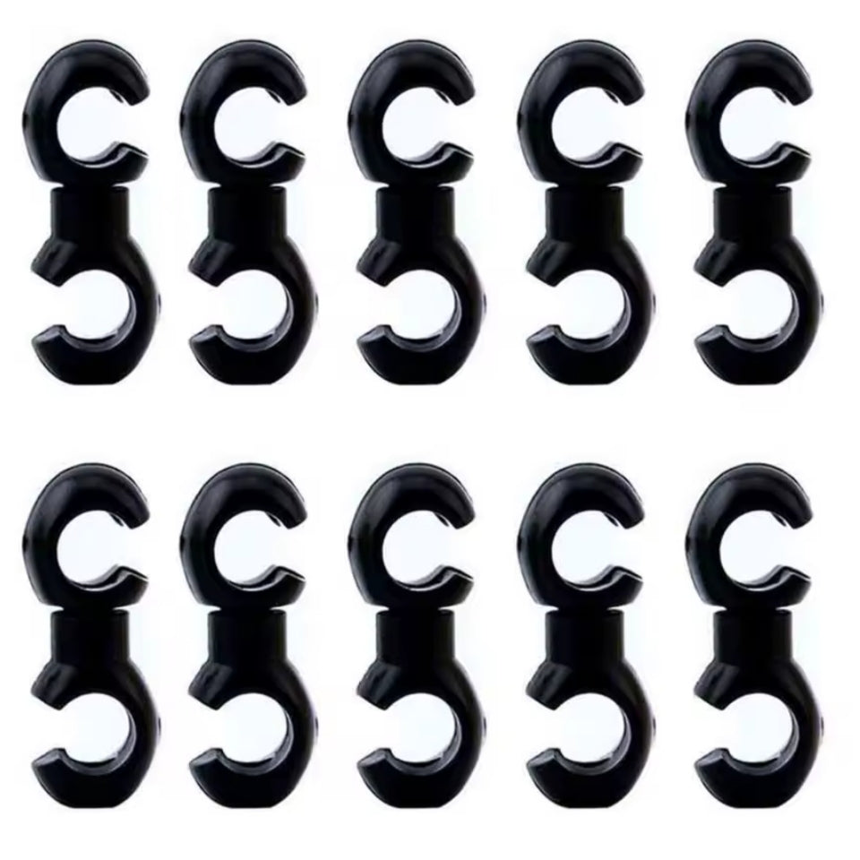 Bike Cable Clips 10pcs Rotatable Housing Guide