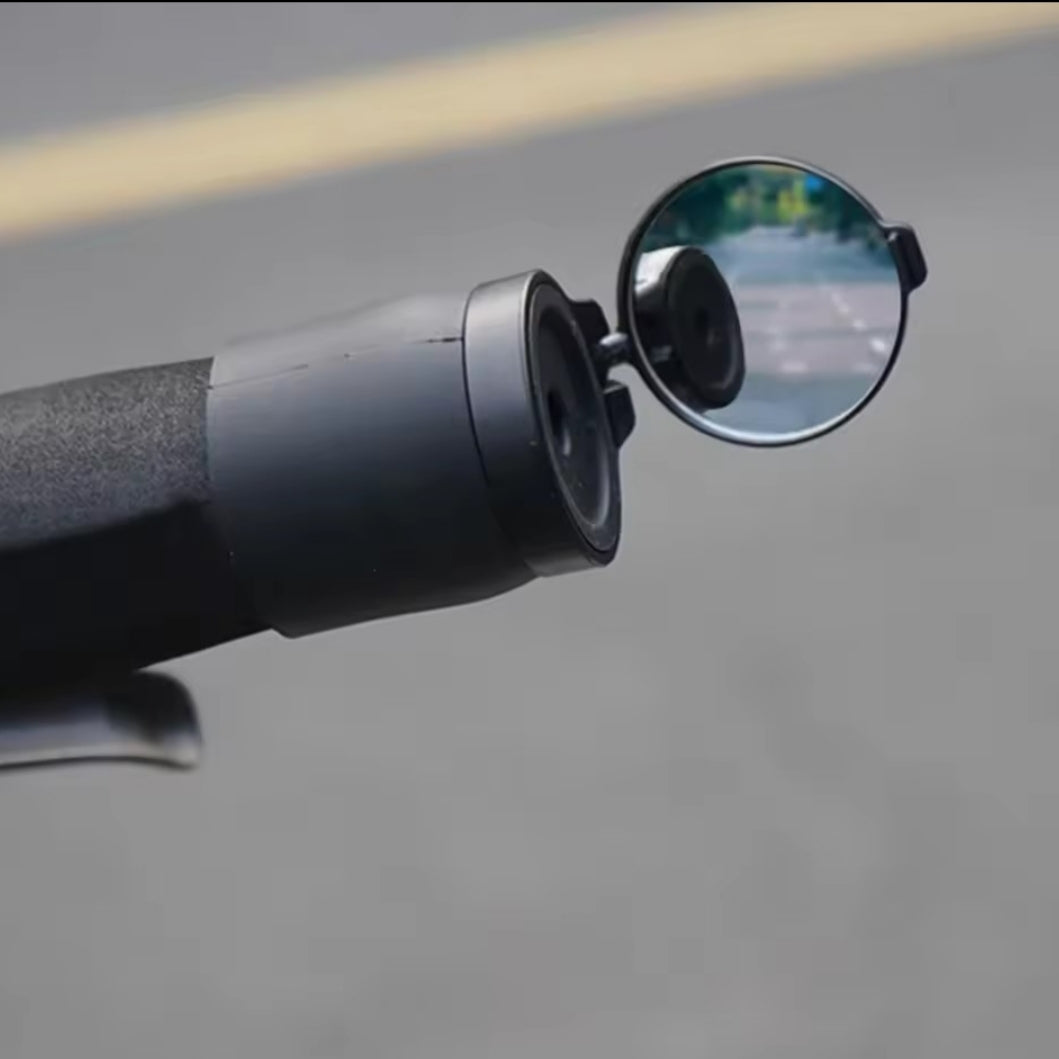 Foldable Mini Bike Handlebar Mirror 360 Round