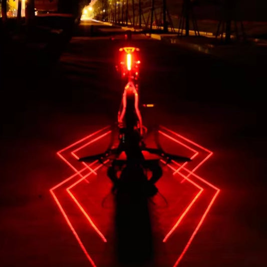 Bike Laser Lane Safety Light Ground Projection