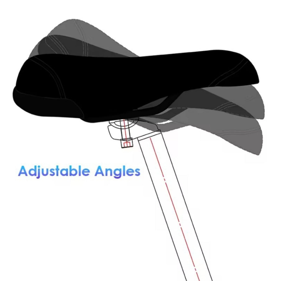 Comfortable Bike Seat For Wheelie Suede Ergonomic Upgrade