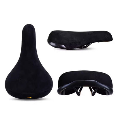Comfortable Bike Seat For Wheelie Suede Ergonomic Upgrade