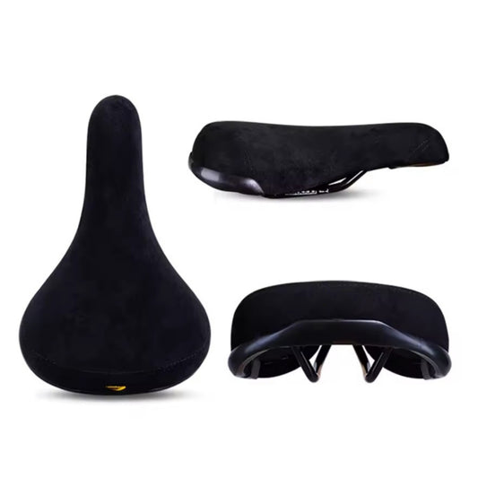 Comfortable Bike Seat For Wheelie Suede Ergonomic Upgrade