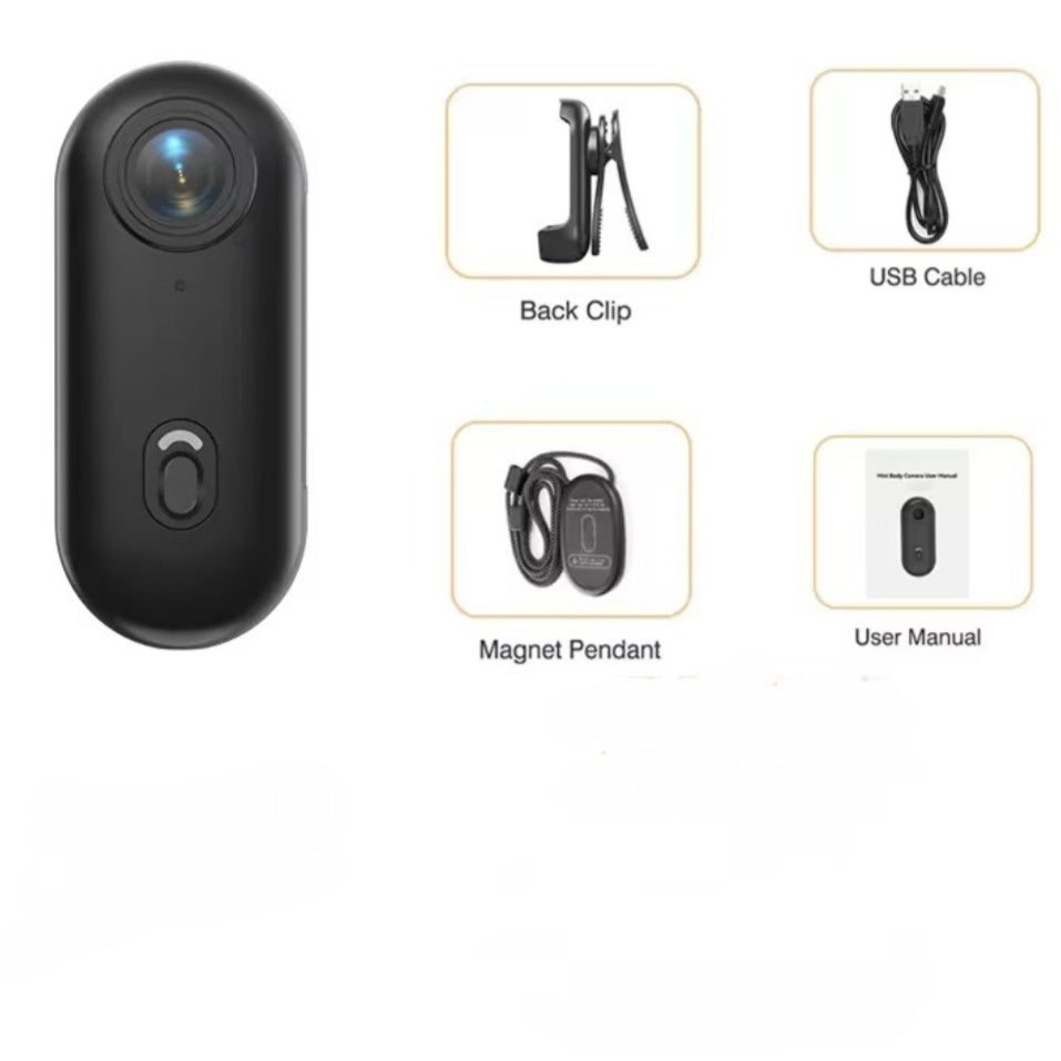 Mini Magnetic Clip Body Camera Cycling Record