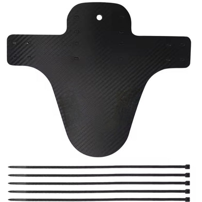 Carbon Fiber MTB Mudguard Front Fender + Ties